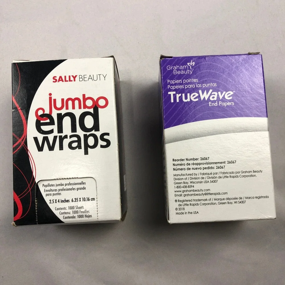 Professional Perm Rod Lot 250+ Scalpmaster SalonCare StylingEssentials End Wraps